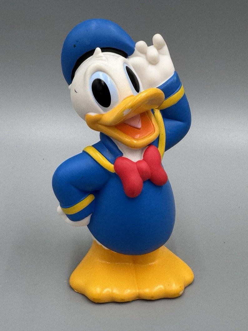 Vintage Disney Musse Pigg & Vänner Badkarsleksaker Figurer Parti med 5 bild 6