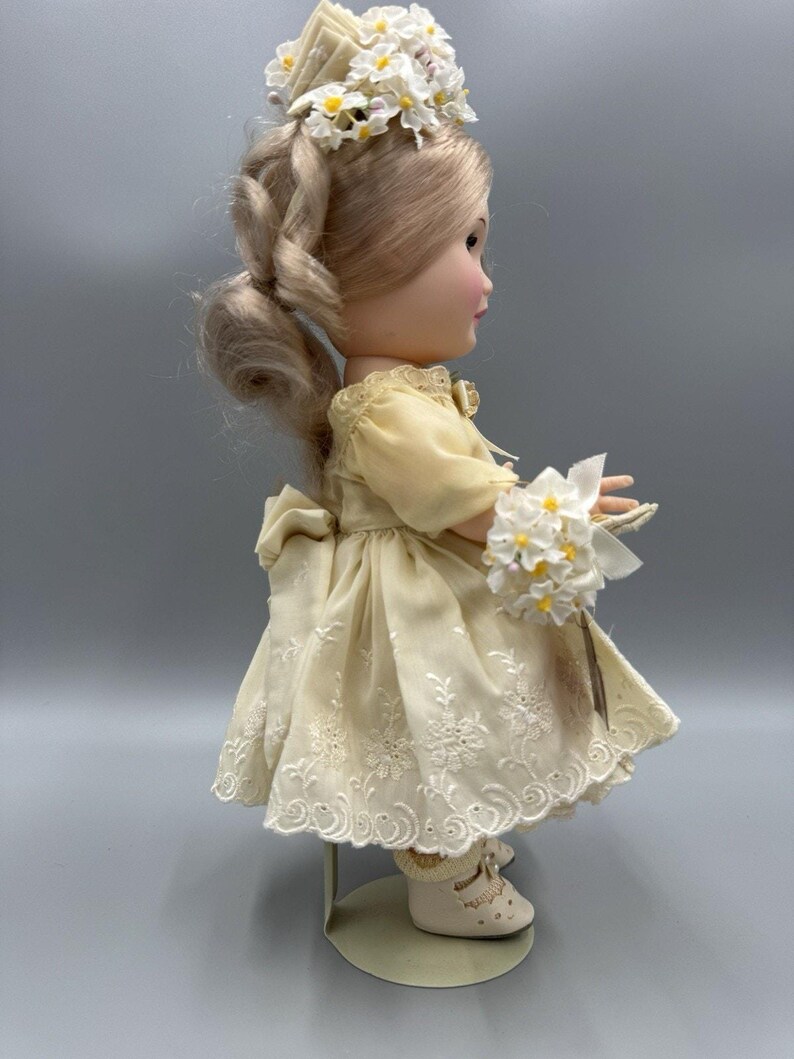 Effanbee Vintage 1980 Collectors Choice Plastic Vinyl Doll 10 Inch Blonde Hair image 3