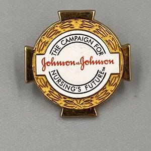 Johnson & Johnson The Campaign for Nursing&#39;s Future Pin Brooch