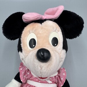 Vintage Disney Playskool Minnie Mouse Doll Plush 14” Stuffed Animal No Tag READ image 2
