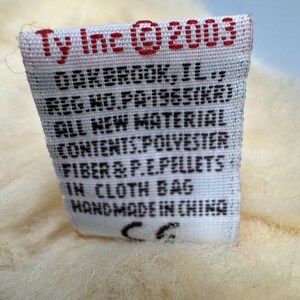 2003 Ty Classic Gloria Angel Teddy Bear Plush 12” Stuffed Animal Vintage image 8