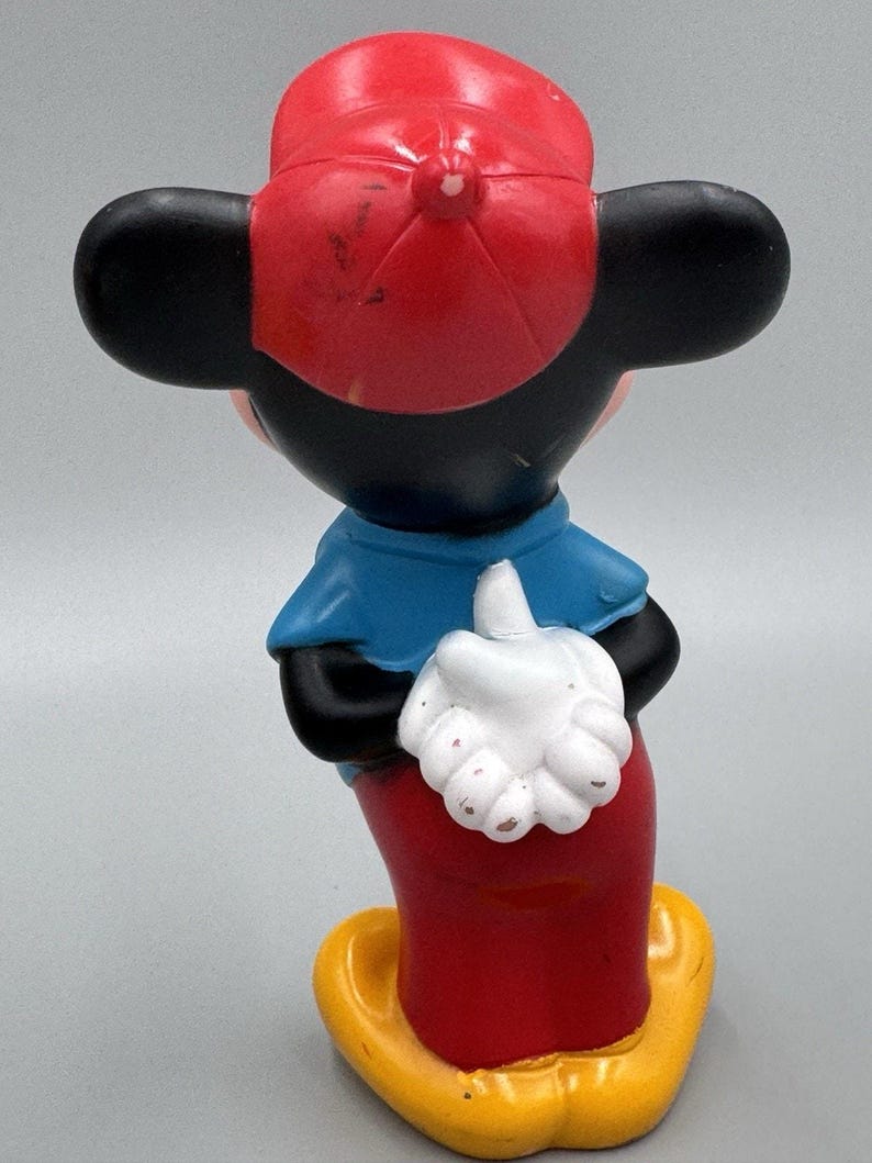 Vintage Disney Musse Pigg & Vänner Badkarsleksaker Figurer Parti med 5 bild 12