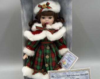 Vintage Porcelain Doll Samantha Medici 2000 Limited Edition Brown Hair