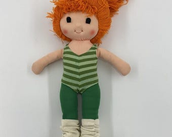 Vintage 1982 - Showtime Doll Dancer - Green Tights- KAMAR International Rag Doll READ DETAILS