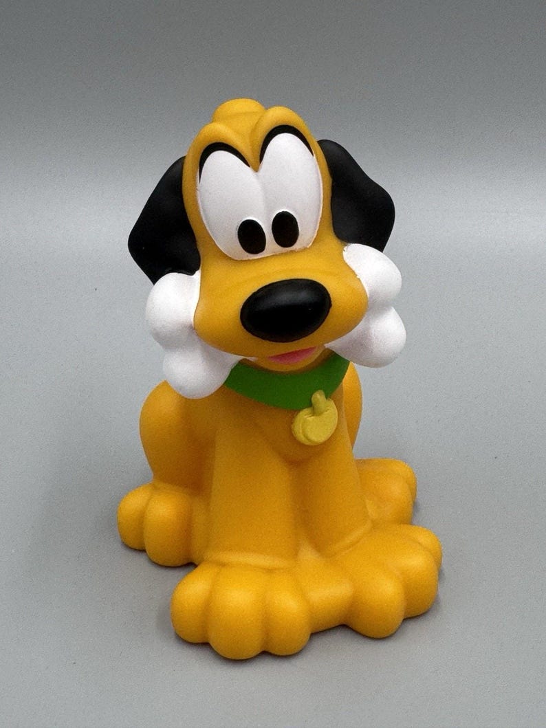 Vintage Disney Musse Pigg & Vänner Badkarsleksaker Figurer Parti med 5 bild 7