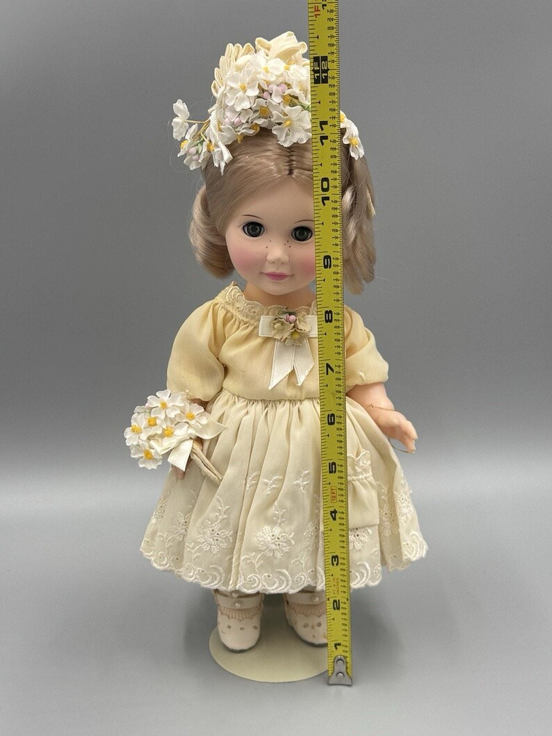 Effanbee Vintage 1980 Collectors Choice Plastic Vinyl Doll 10 Inch Blonde Hair image 12