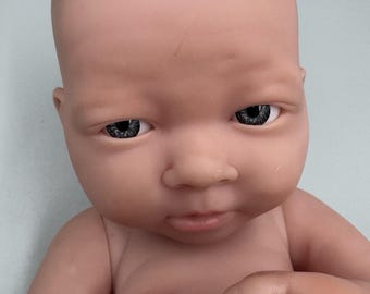 Berenguer Doll Lifelike Newborn Baby Blue Eyes Moveable Limbs 11”