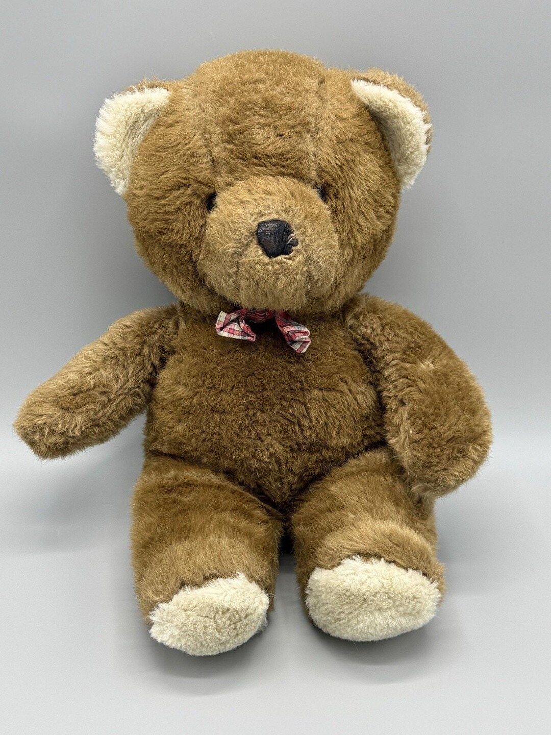 1984 Emotions Mattel Teddy Bear Brown Plush 17” Stuffed Animal Vintage ...
