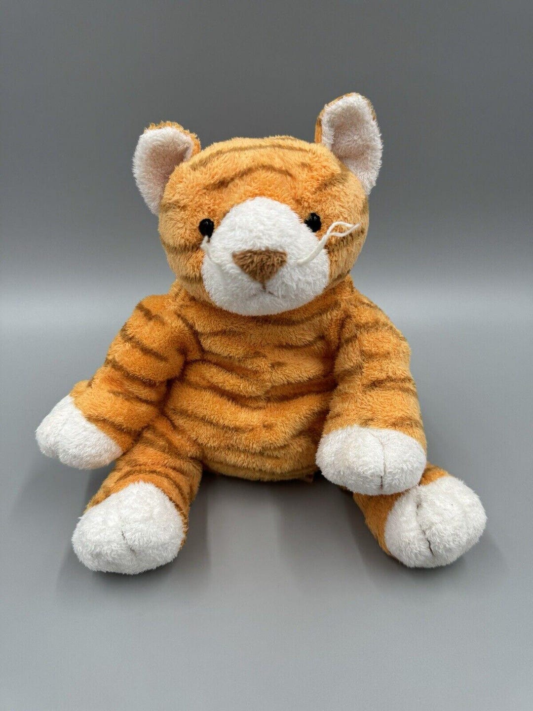 Ty Pluffies Purrz Orange Stripes Kitty Cat Tabby 2003 Stuffed Lion