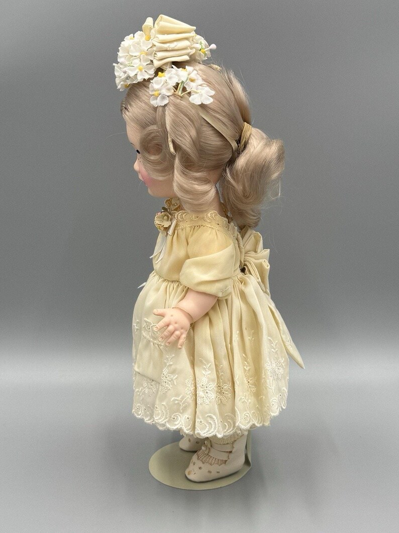 Effanbee Vintage 1980 Collectors Choice Plastic Vinyl Doll 10 Inch Blonde Hair image 9