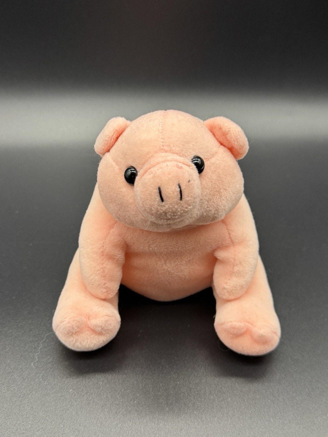 Vintage 1996 Plush Creations Small Pig 6 Inch Stuffed Animal - Etsy