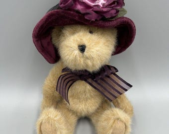 Boyd's Bears - Jeannine De Bearvoire, 25 cm (10 po.) - Chapeau en velours et noeud papillon en ruban