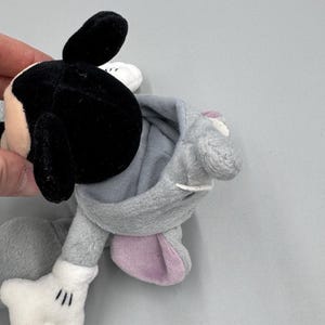 Disney Parks World Mickey Mouse As Elephant Plush Doll 8” Stuffed Beanbag Toy image 7