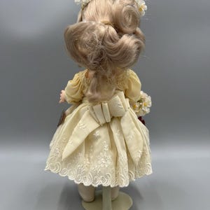 Effanbee Vintage 1980 Collectors Choice Plastic Vinyl Doll 10 Inch Blonde Hair image 4