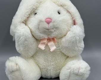Vtg 1987 White Rabbit Bunny Plush Frederick Wholesale Stuffed Animal