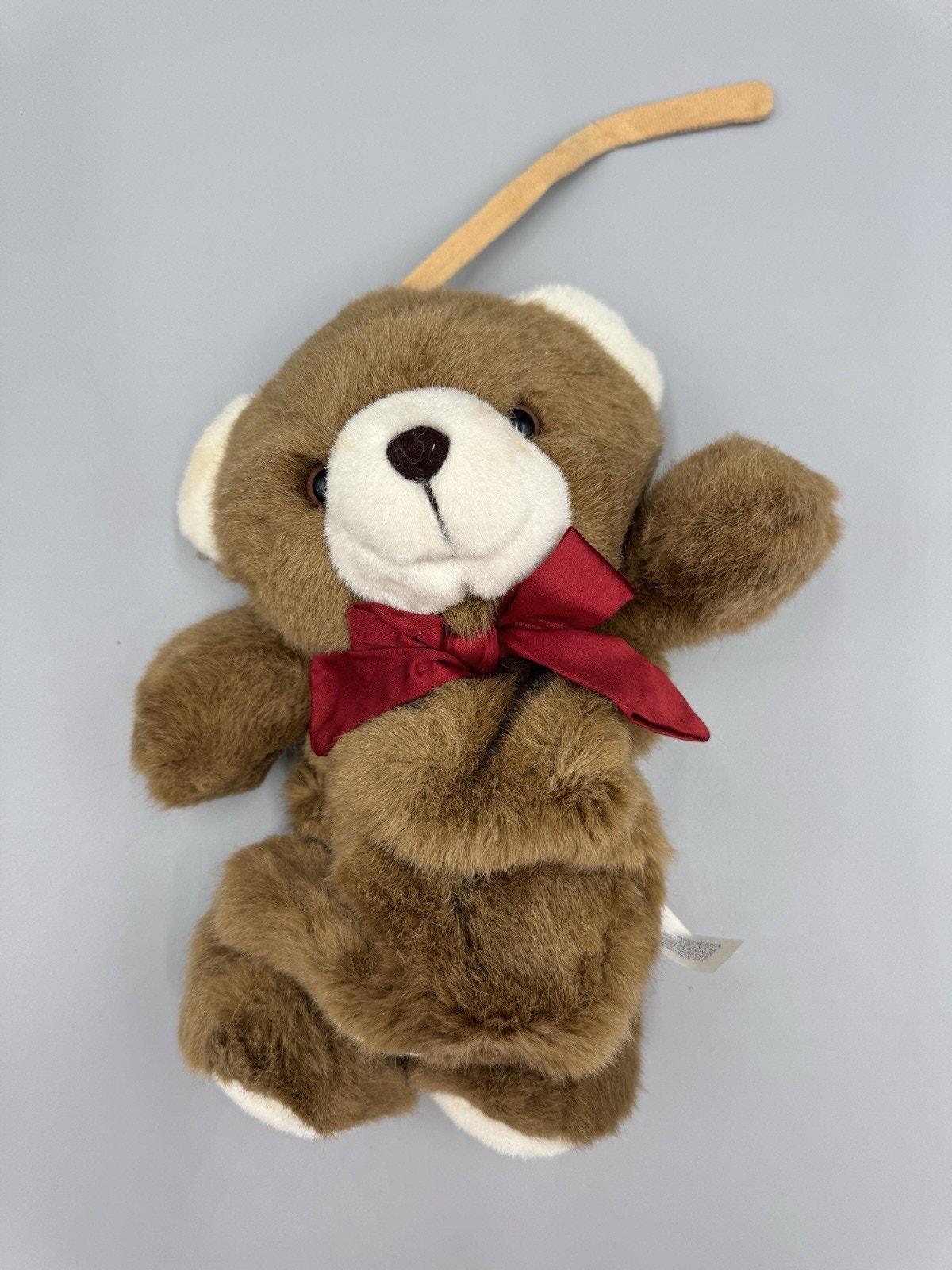 Vintage teddy bear red ribbon - Etsy 日本