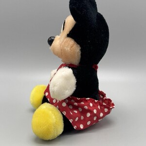 Vintage Disneyland Walt Disney World Minnie Mouse Pluszowa 7-calowa pluszowa zabawka PRZECZYTAJ SZCZEGÓŁY zdjęcie 5