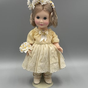 Effanbee Vintage 1980 Collectors Choice Plastic Vinyl Doll 10 Inch Blonde Hair image 1