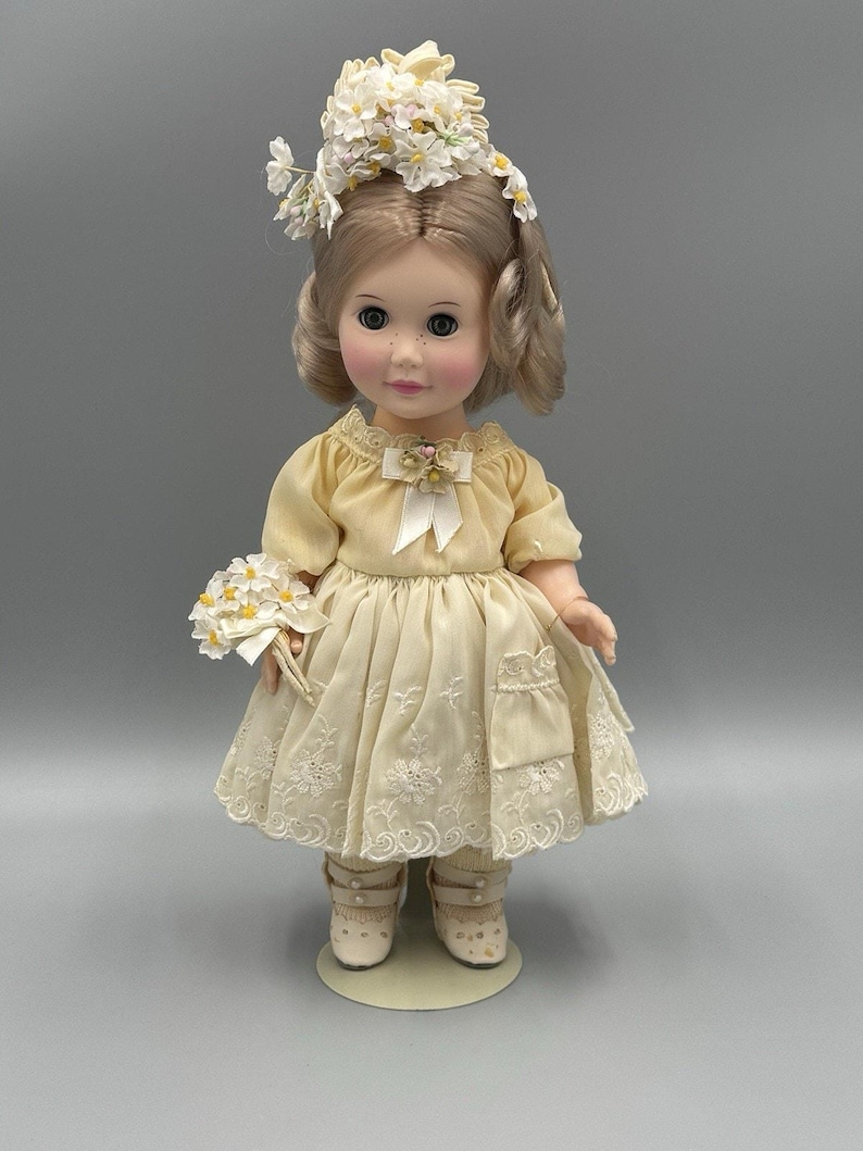 Effanbee Vintage 1980 Collectors Choice Plastic Vinyl Doll 10 Inch Blonde Hair image 1