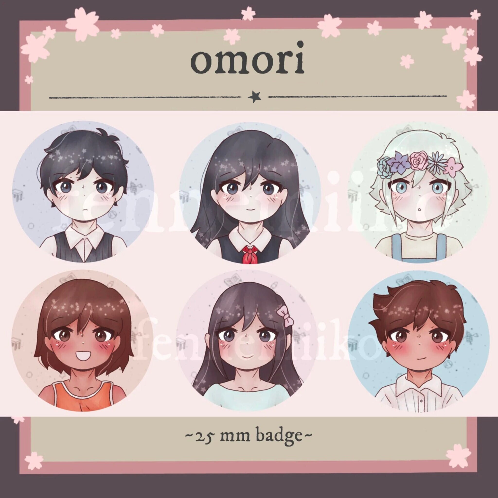 Omori Sprite Badges