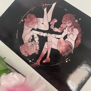 homura & madoka - madoka magica 6x4 print !!