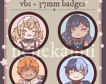 lebendiges bad Kader - Projekt sekai 37 mm abzeichen !!