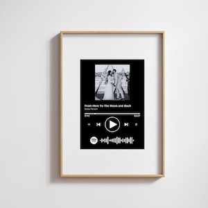 Spotify-codeprint, gepersonaliseerd muziekcadeau, scanbare songkunst, digitale download, cadeau voor haar, cadeau voor hem, jubileumcadeau, aandenken