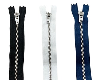 Metal Zipper YKK Fermeture éclair Zipper Zipper, Individual Lengths 4 Cm to  18 Cm, Not Separable For: Trousers, Skirts 