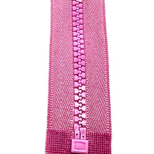 Reißverschluss zipper, Altrosa, von 4 cm bis 52 cm, unteilbar oder teilbar Grob Vielseitig : Hochwertig Bild 4