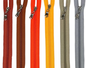 Zipper Spiral Zipper fermeture éclair Zipper, divisible, length 80 cm, for jackets, trousers, dresses