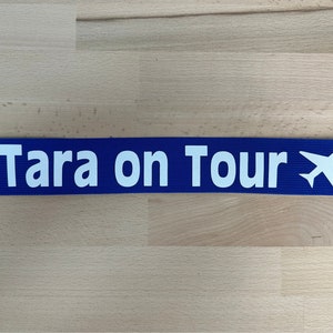 Personalized luggage straps, individually adjustable, printed or embroidered, Gift, Travel, Holiday Bild 8