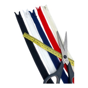 Naad verborgen ritssluiting, YKK-ritssluiting, hoge kwaliteit, van 2 cm tot 70 cm, ondeelbare verborgen ritssluiting, afbeelding 10