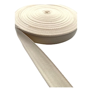 Visgraat keperband, 3 cm breed, katoenen band, 1 meter, 3 meter of 5 meter, platte band, schortband, naadband, katoenen keperband