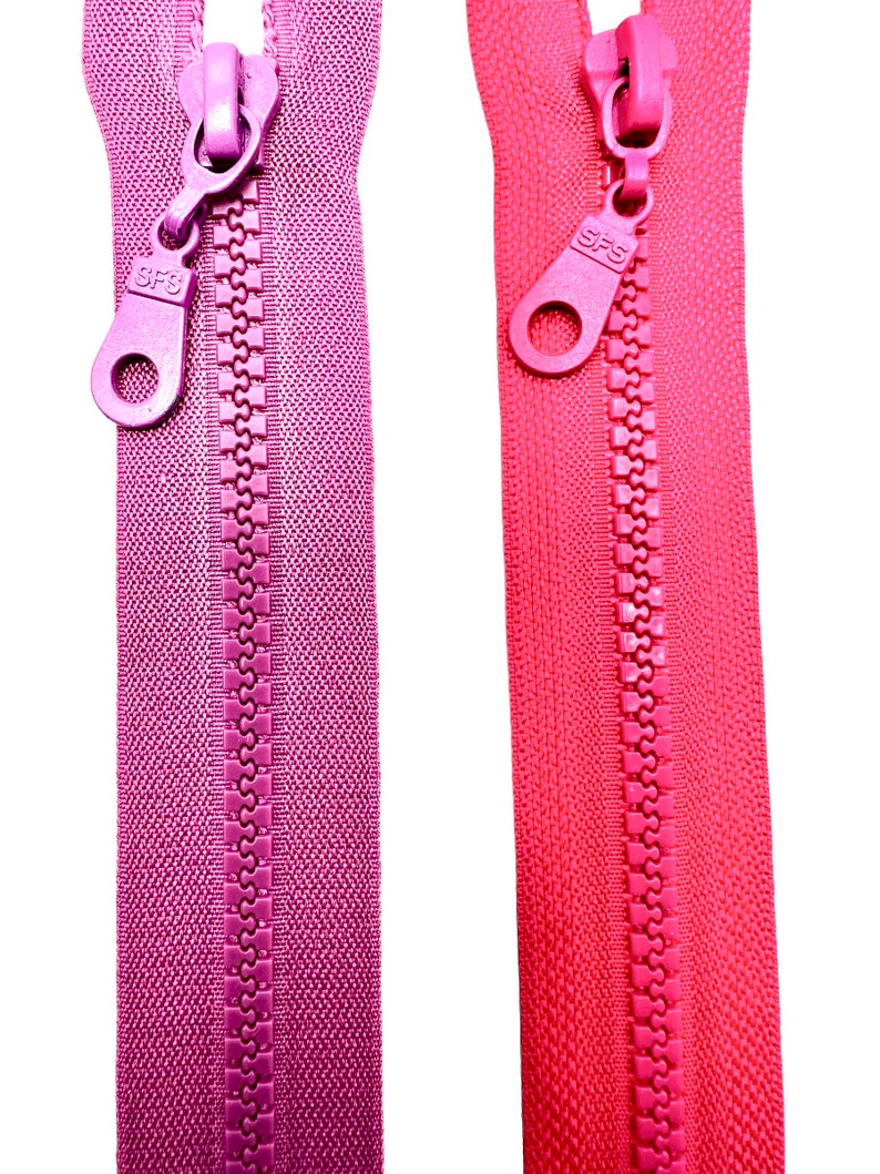 Reißverschluss Unteilbar Zipper fermeture éclair von 4 cm bis 80 cm UNTEILBAR Grob Vielseitig Hochwertig für Jacken, Hosen, Taschen u.v.m Bild 3