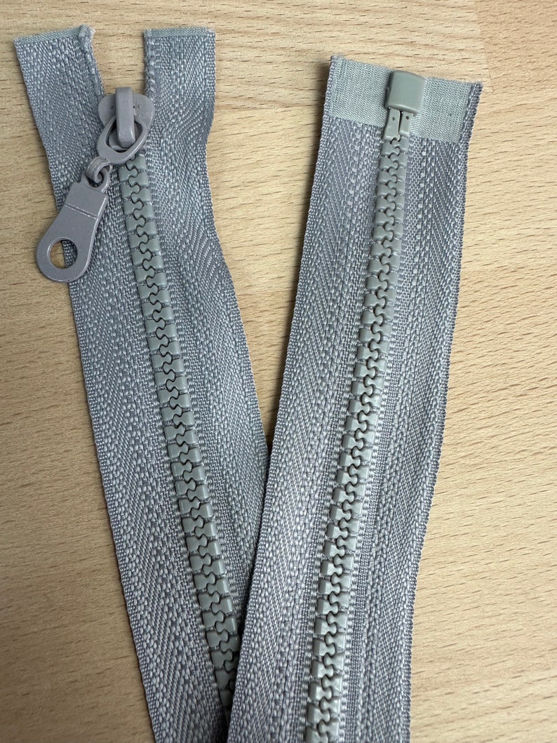 Reißverschluss fermeture éclair zipper von 4cm bis 80 cm , Reißverschluss teilbar, Grob, Vielseitig Hochwertig für Jacken, Röcke, Hosen Bild 4