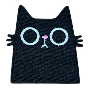 Patch, chat, motif thermocollant, image thermocollante, application thermocollante, patch