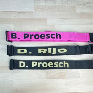 Personalisierter Kofferband Koffergurt bedruckter Gepäckgurt Personalized luggage strap individuell verstellbar sicher, Geschenkidee, Gift Bild 6