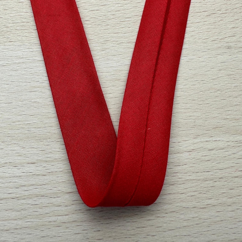 Bias tape 5 meters 20 mm binding tape edge tape 100% cotton various colors quality tape very soft image 4