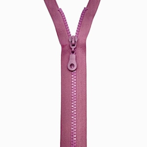 Reißverschluss zipper, Altrosa, von 4 cm bis 52 cm, unteilbar oder teilbar Grob  Vielseitig : Hochwertig