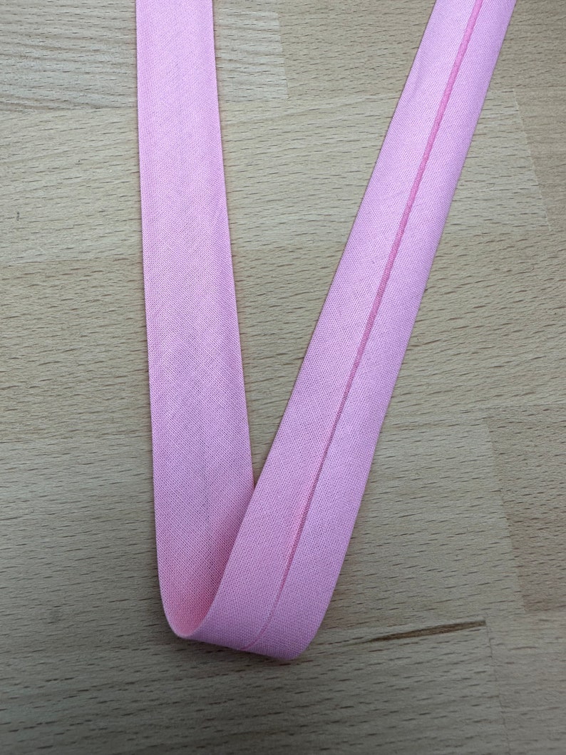 Binding tape, edge tape, bias tape 2 cm wide, lengths in 5 meters very soft 100% cotton, various colors High quality image 8