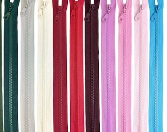 Reißverschluss 4 bis 80 cm Reißverschluss teilbar Grob Vielseitig  Hochwertig für Jacken Röcke Hosen fermeture éclair zipper