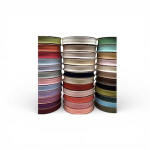 Bias tape 5 meters 20 mm binding tape edge tape 100% cotton various colors quality tape very soft image 1