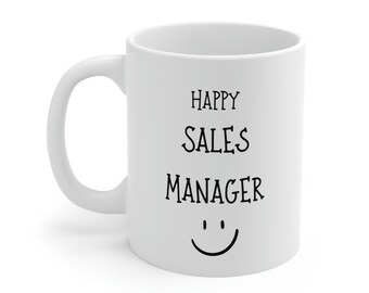 Coffee Mug for Sales Manager, Gift for Sales Manager, Sales Manager Mug, Coworker Gift, Gift for Coworker, Fun Mug