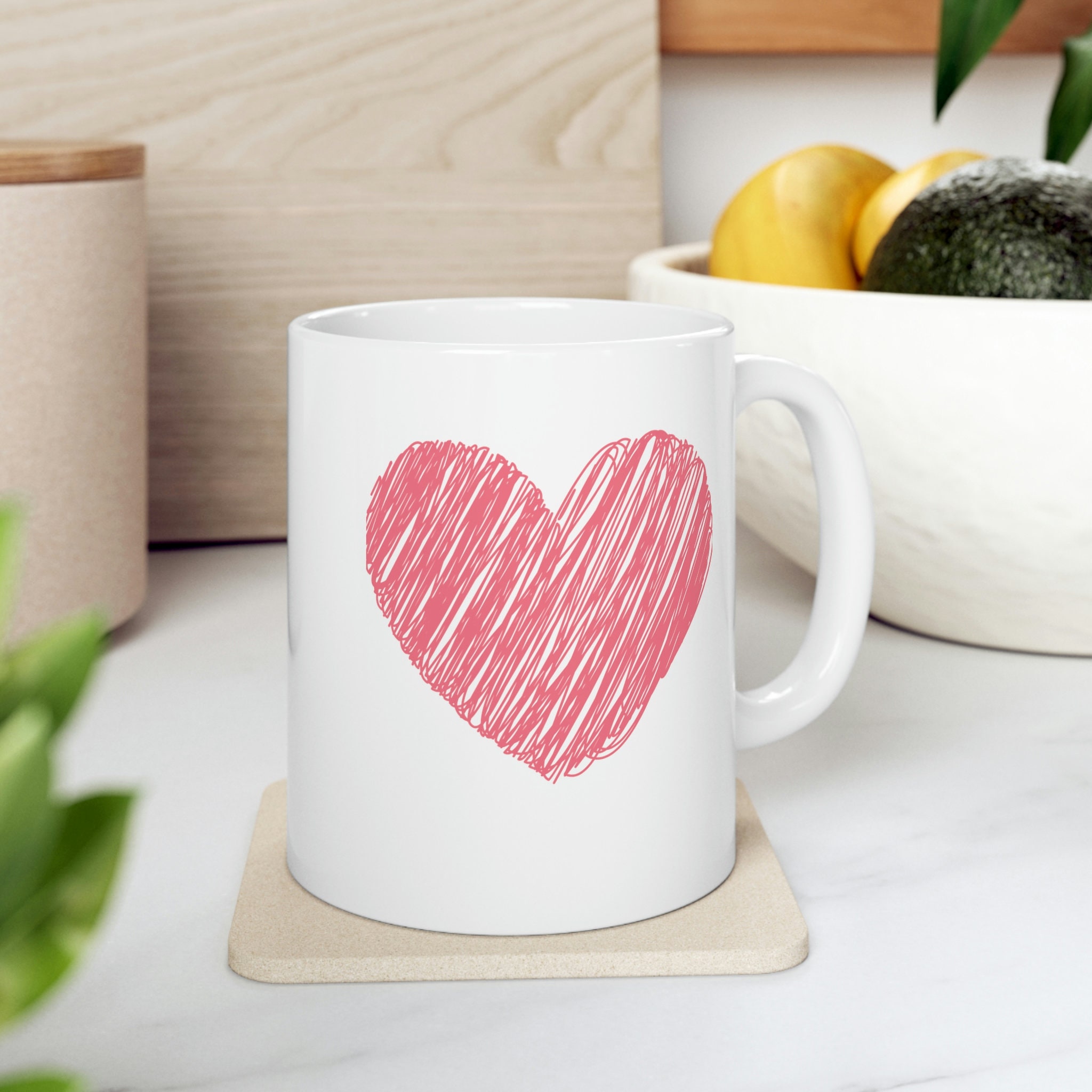Neonblond I heart love my Chamberlain Mug gift for Coffee Tea lovers 