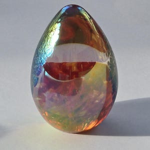 The Glass Eye Studio iridescent paperweight