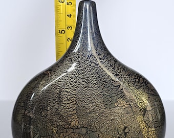 Michael Harris Azurene 'lollipop' Glass Vase for Isle of Wight