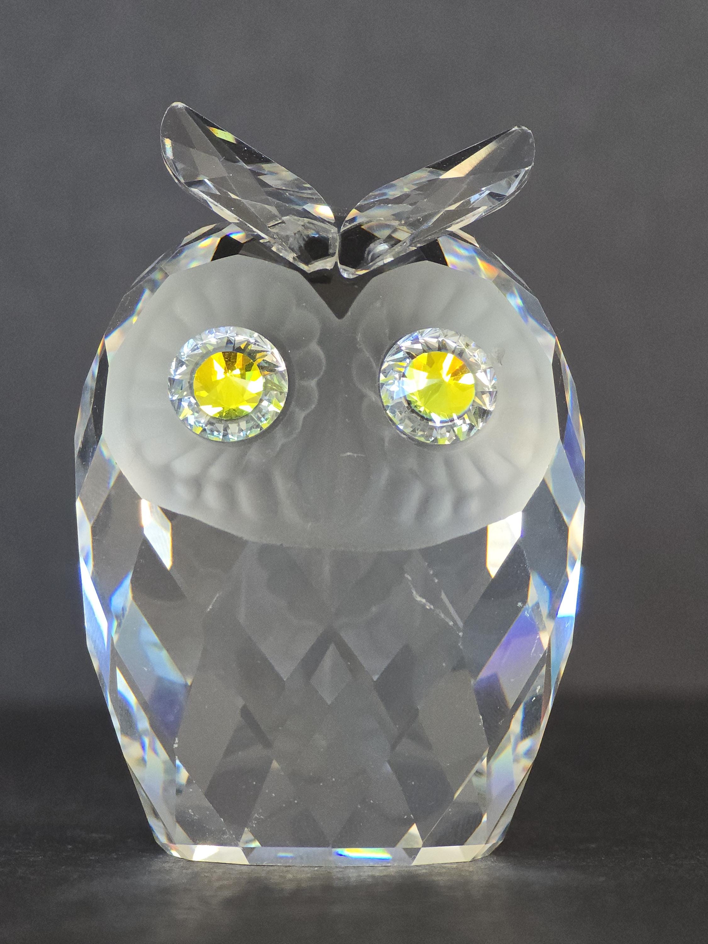 Swarovski Crystal Owl Figurine From the 'woodland Friends