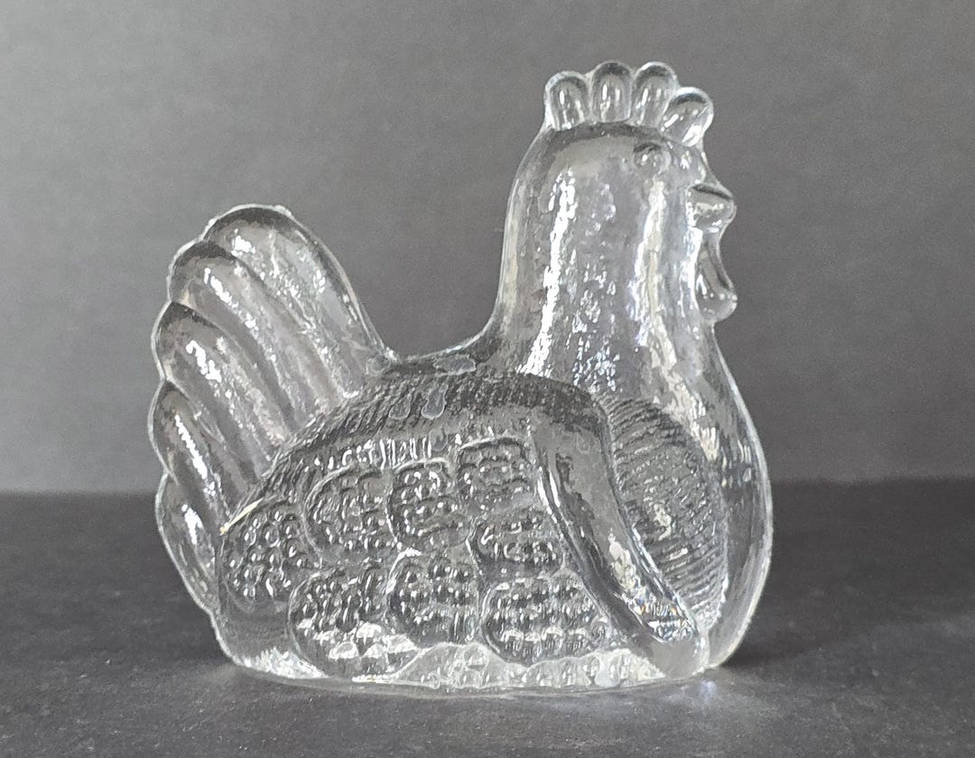 Kosta Boda Hen/chicken, Designed by Bertil Vallien in the 70s - Etsy