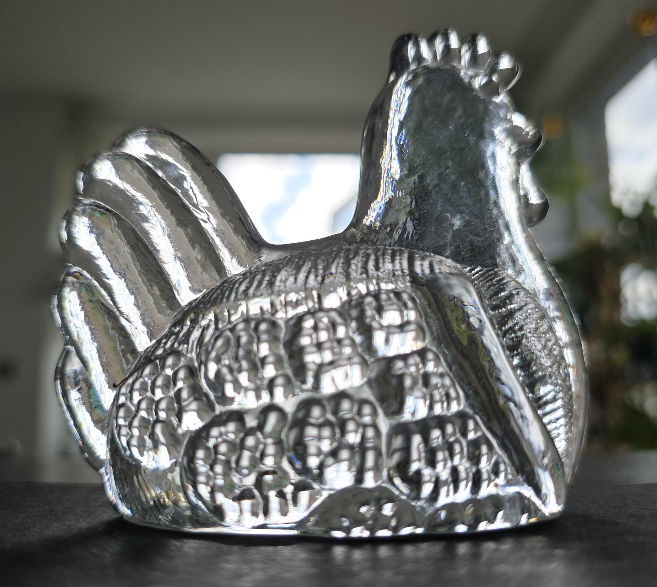 Kosta Boda Hen/chicken, Designed by Bertil Vallien in the 70s - Etsy
