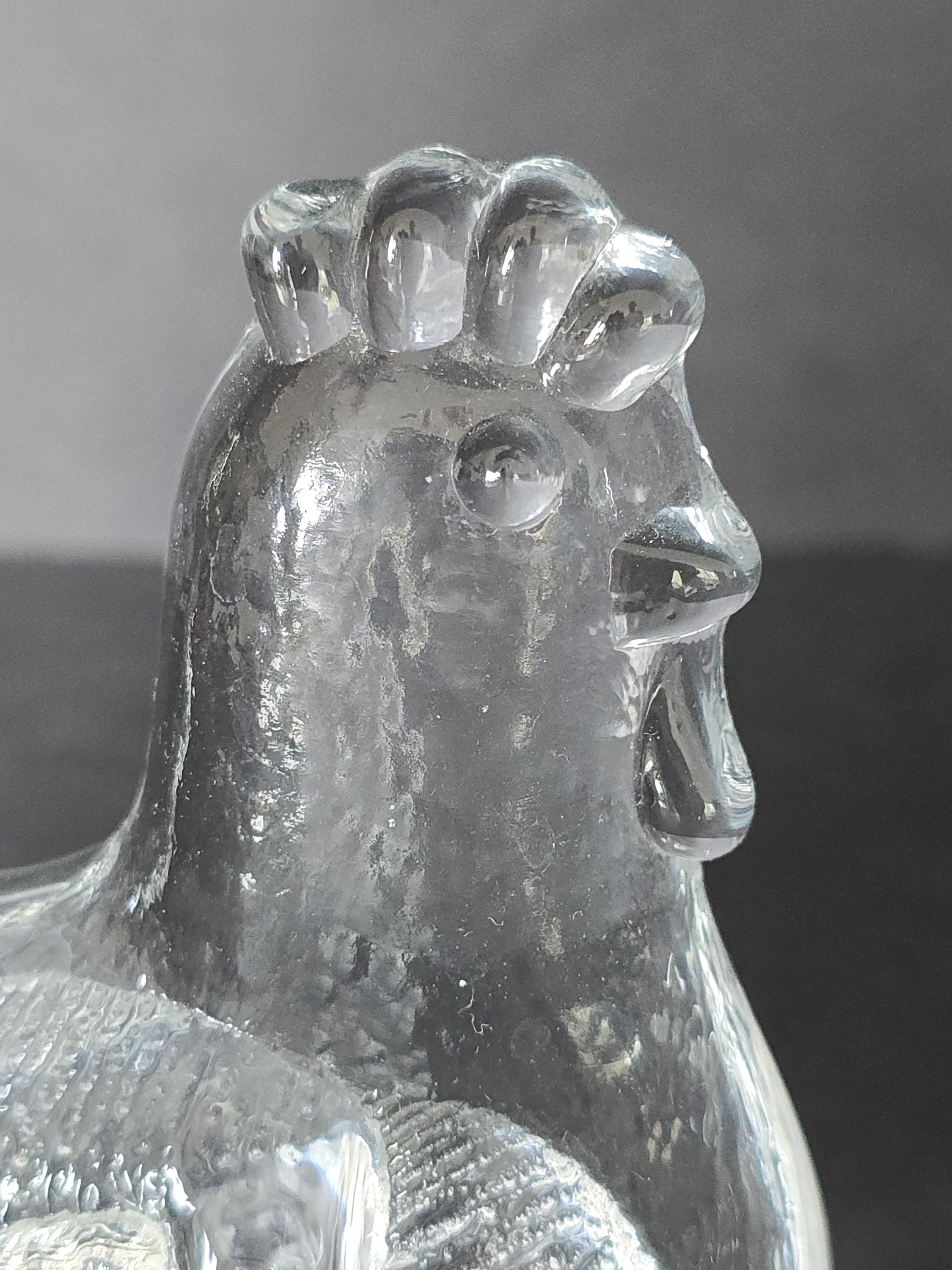 Kosta Boda Hen/chicken, Designed by Bertil Vallien in the 70s - Etsy